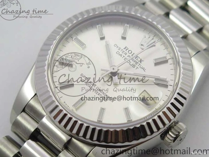 1231 Datejust 31mm 278275 SS BP Maker Best Edition Silver Stick Markers Dial on SS President Bracelet ZeroBulk 3079